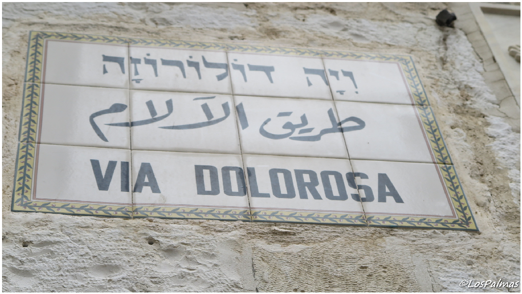 via dolorosa ciudad vieja jerusalén  - jerusalem - gerusalemme