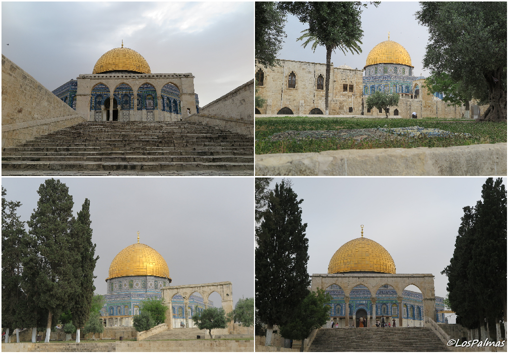 jerusalen - jerusalem - gerusalemme cúpula dorada mezquita