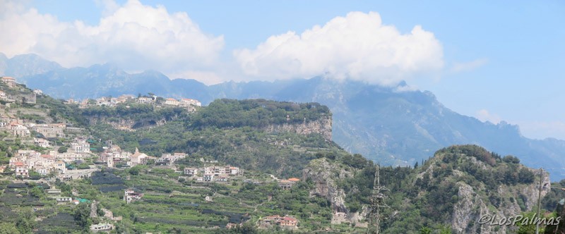 Vistas desde Trattoria Rispoli - Pogerola - Amalfi - Italia - Italy