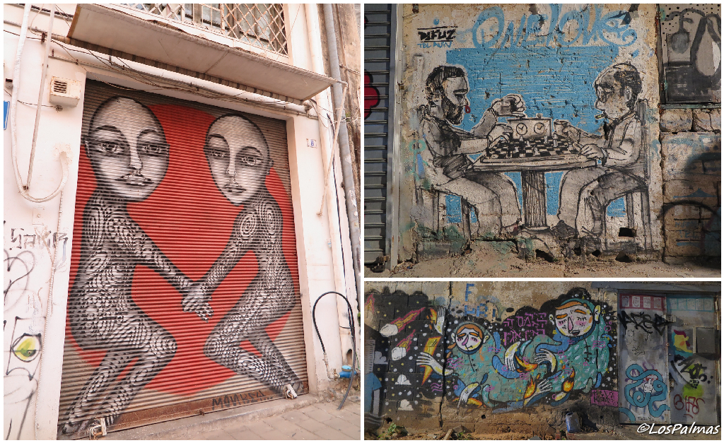 Grafitis en Tel Aviv Street Art