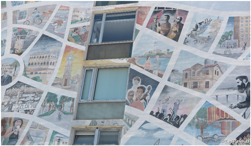 Murales en Sarona Tel Aviv