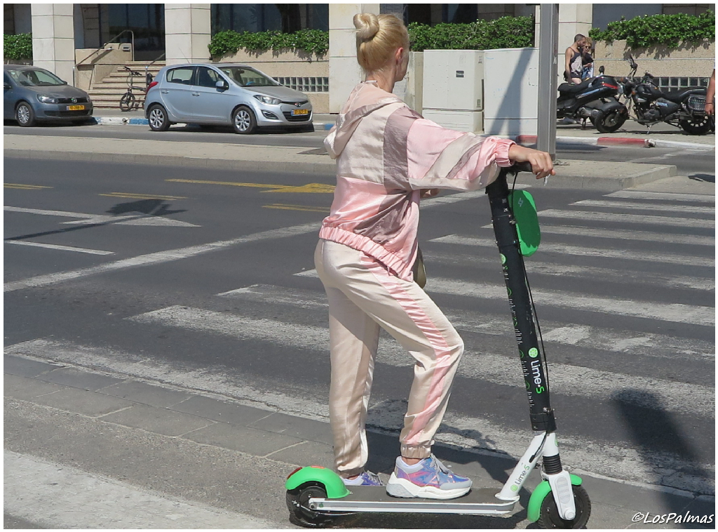 Patinetes en Tel Aviv