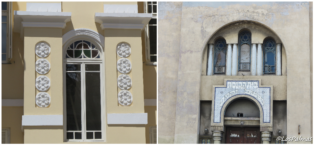 Detalles arquitectónicos de Tel Aviv