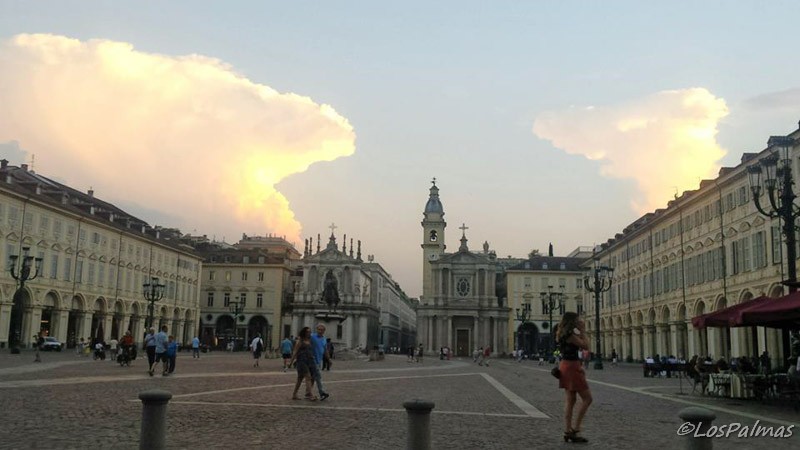 Piazza San Carlo en Turín - Italia - Torino - Italy