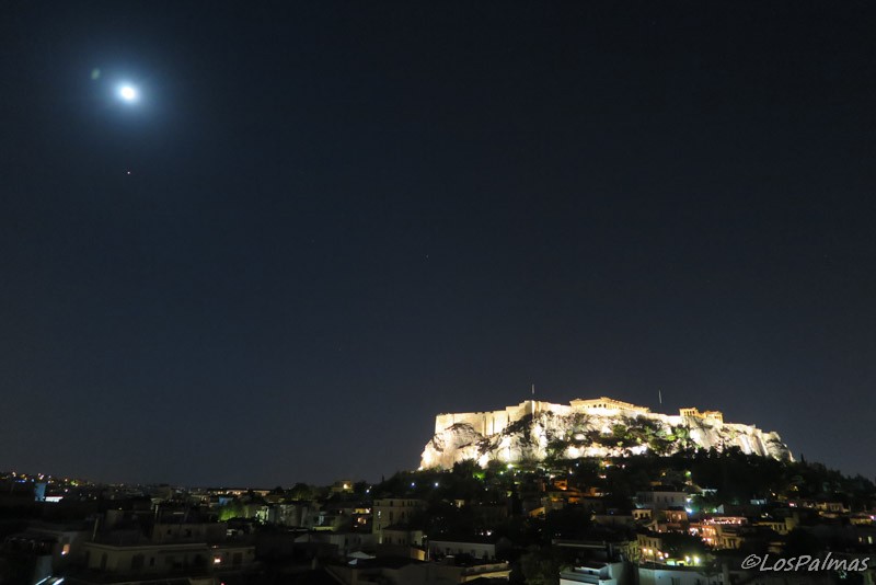 Acropolis by night Atenas - Athens - Atene Central Hotel