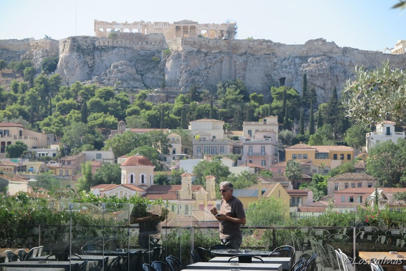 Vistas Acrópolis desde 360º bar Athens - Atene - Atenas 