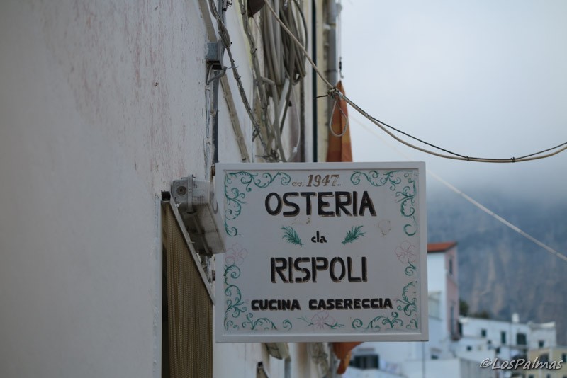Trattoria Rispoli Pogerola Amalfi Italia