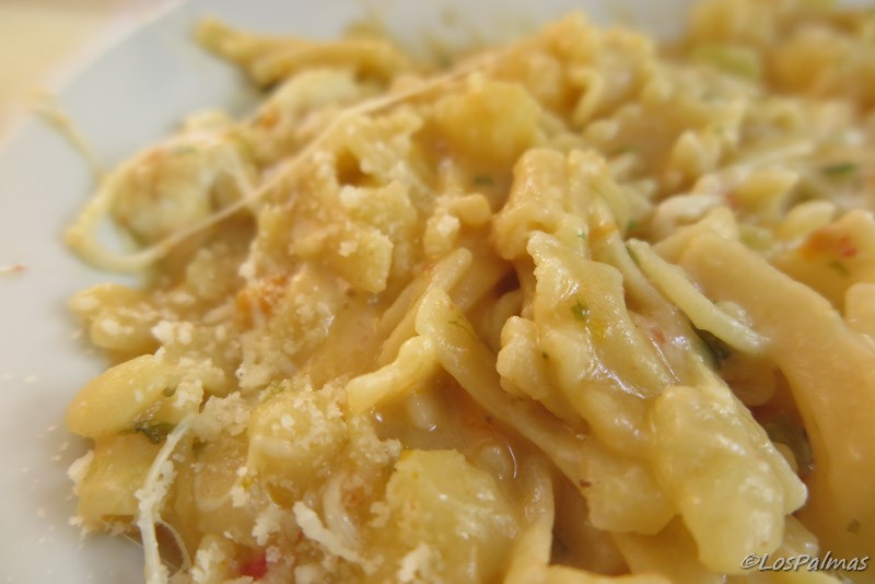Pasta con patata Eughenes Termini Italia Italy