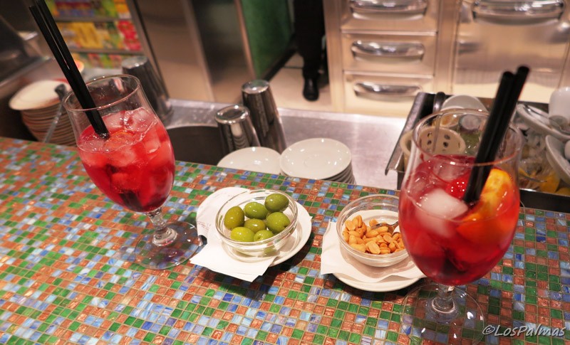 Campari Spritz en Fauno Bar de Sorrento