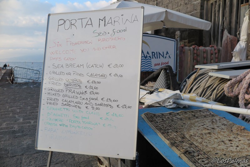 Porta Marina Sorrento carta