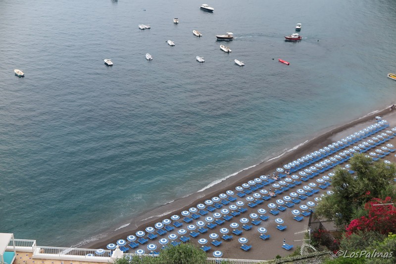 Mar y playa de Positano