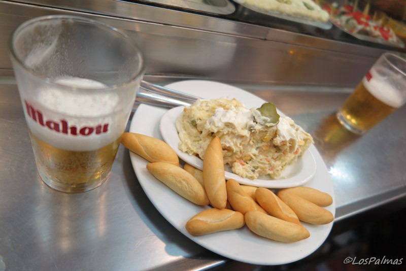 Cervecería Bar Alonso Madrid Ensaladilla