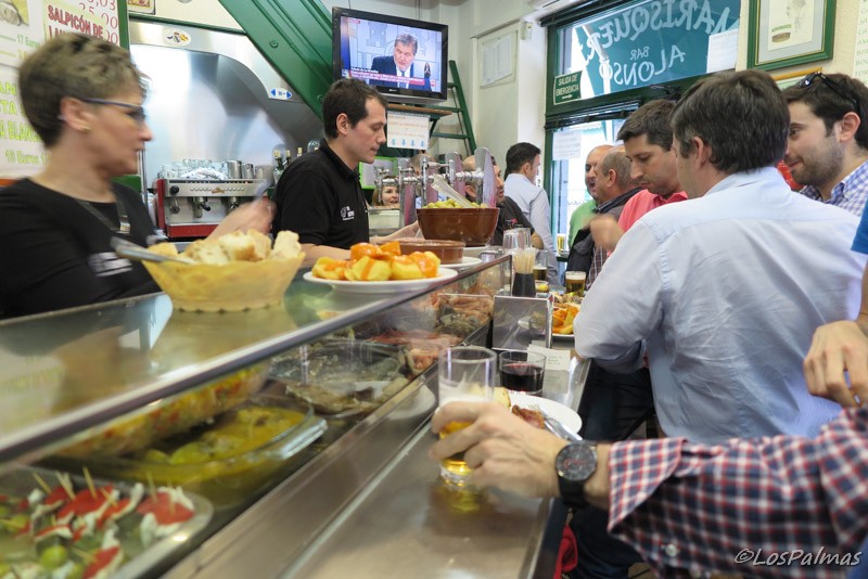 Cervecería Bar Alonso Madrid Barra