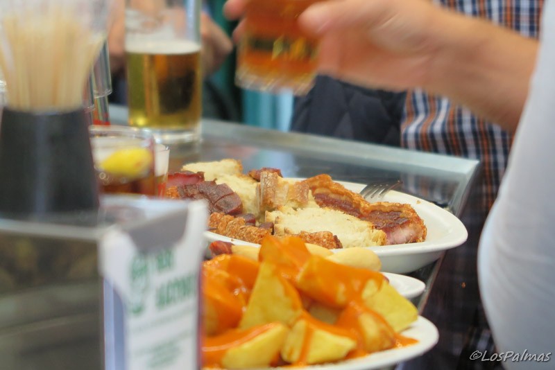 Barra de Cervecería Bar Alonso Madrid 