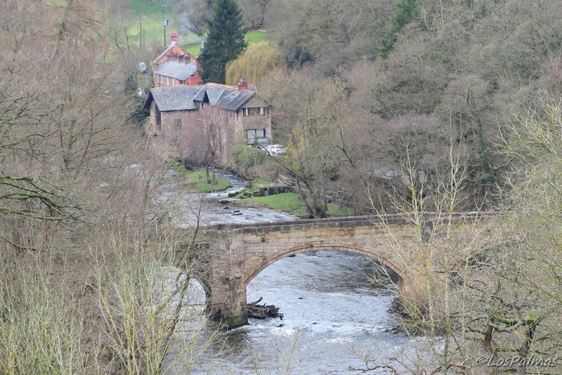 Desde el acueducto de Pontcysyllte, en Gales cerca de Llangollen