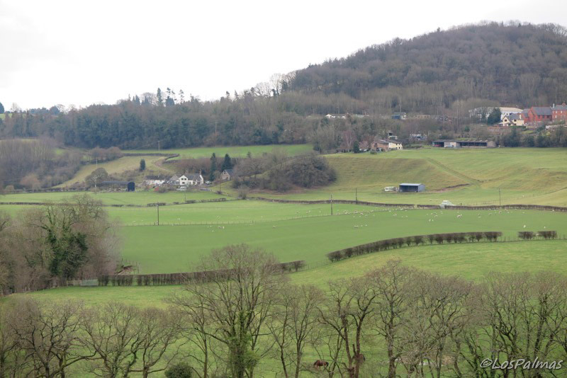 Desde el acueducto navegable de Pontcysyllte, cerca de Llangollen