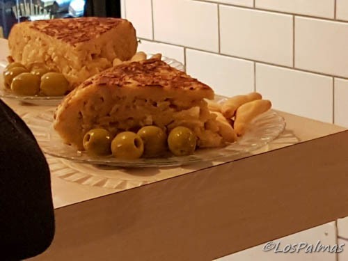 Pincho de tortilla de la Vermutería La Rosa de Palma de Mallorca