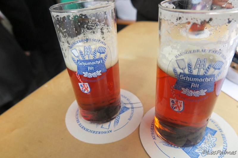 Altbier en la cervecería Schumacher de Düsseldorf