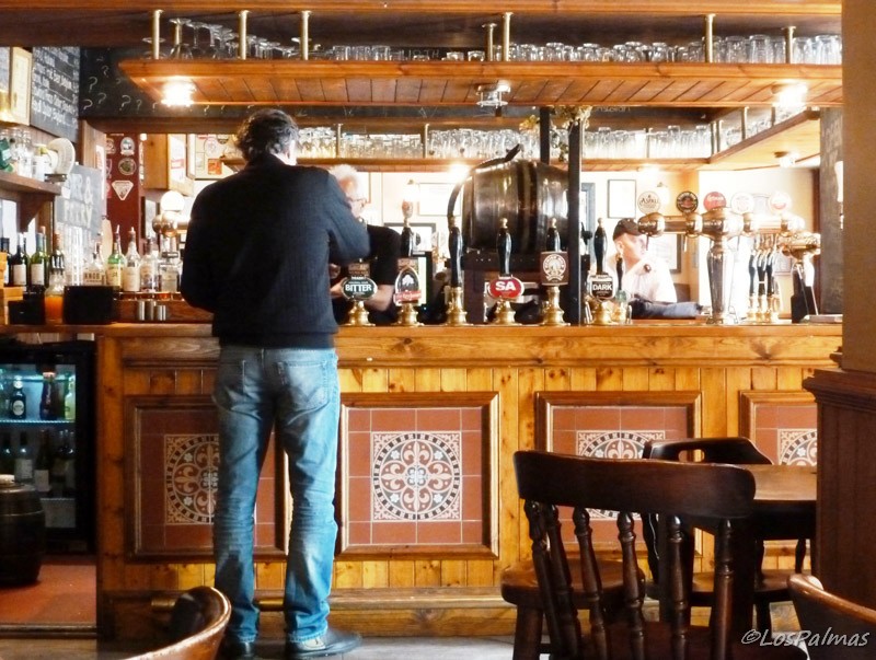 Cervezas  Birre en the City Arms de Cardiff