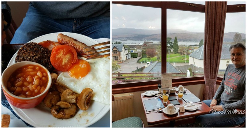 Desayuno en B&B Guisachan en Fort William