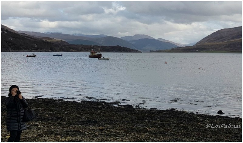 En el puerto de Ullapool en las Highlands escocesas