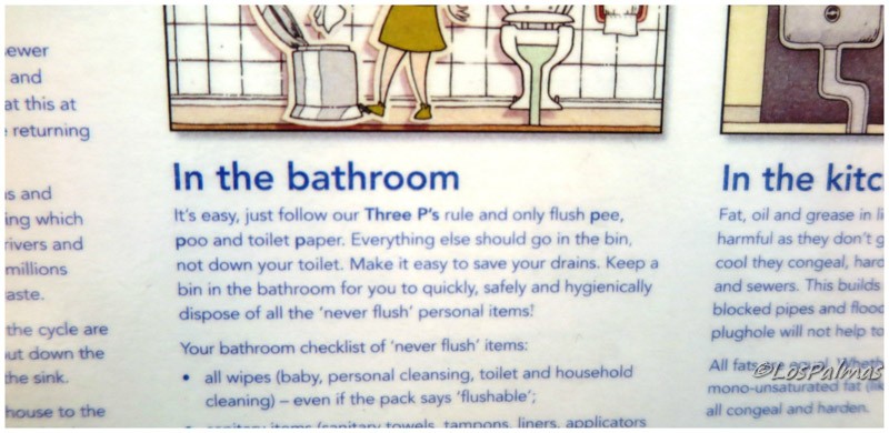 Las tres P bathroom highlands