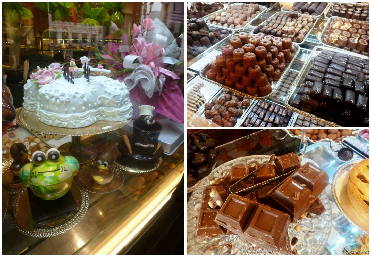 Dulces y chocolate en Stratta de Turín