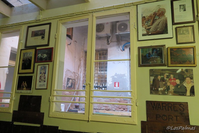 Interior de la osteria