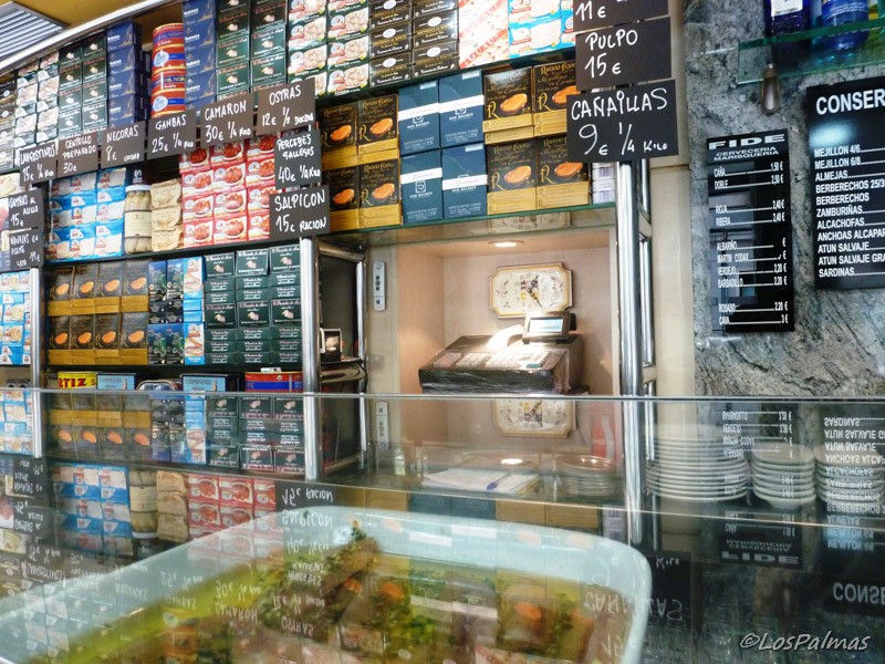 Conservas, salpicones y salazones en Bar Fide de calle Ponzano Madrid