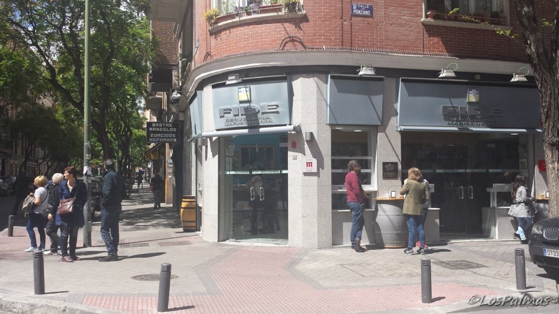 La sucursal del Bar Fide en la calle Ponzano de Madrid España Spain Spagna