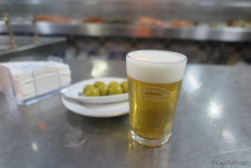Caña Mahou en El Cantábrico Madrid