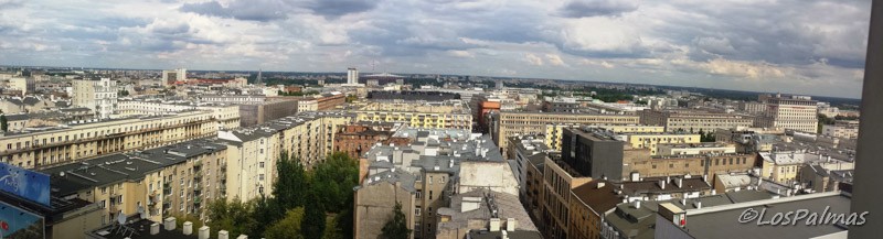 Panorámica desde el Novotel Centrum de Varsovia