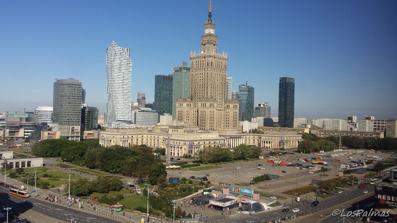Palacio de la Cultura y Ciencia en Varsovia