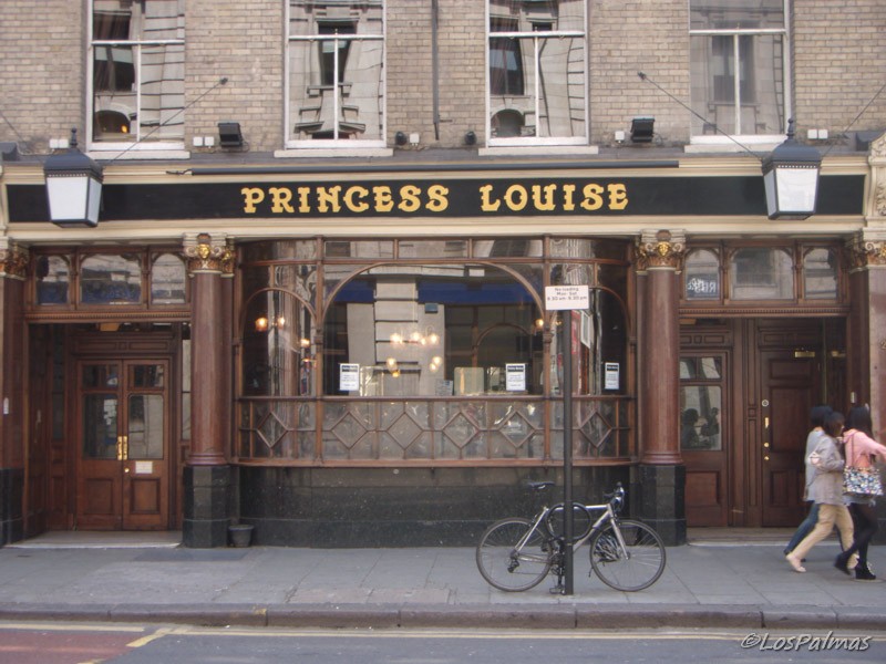 fachada actual del pub Princess Louise