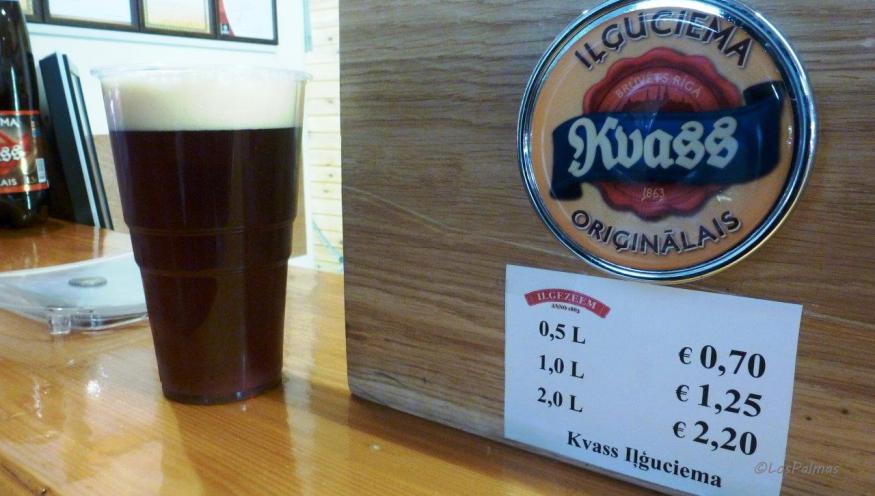 Cerveza Kwass - Mercado de Riga